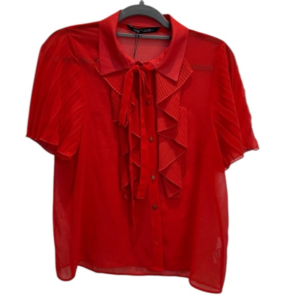 ZARA BLOUSE NWT - Picture 1 of 3